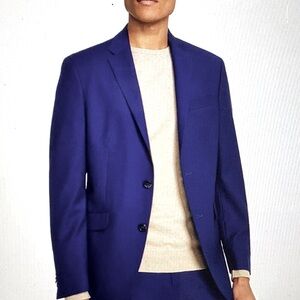 Kenneth Cole Reaction Men’s Blue Techni Cole Classic Slim Fit Blazer Size 36R